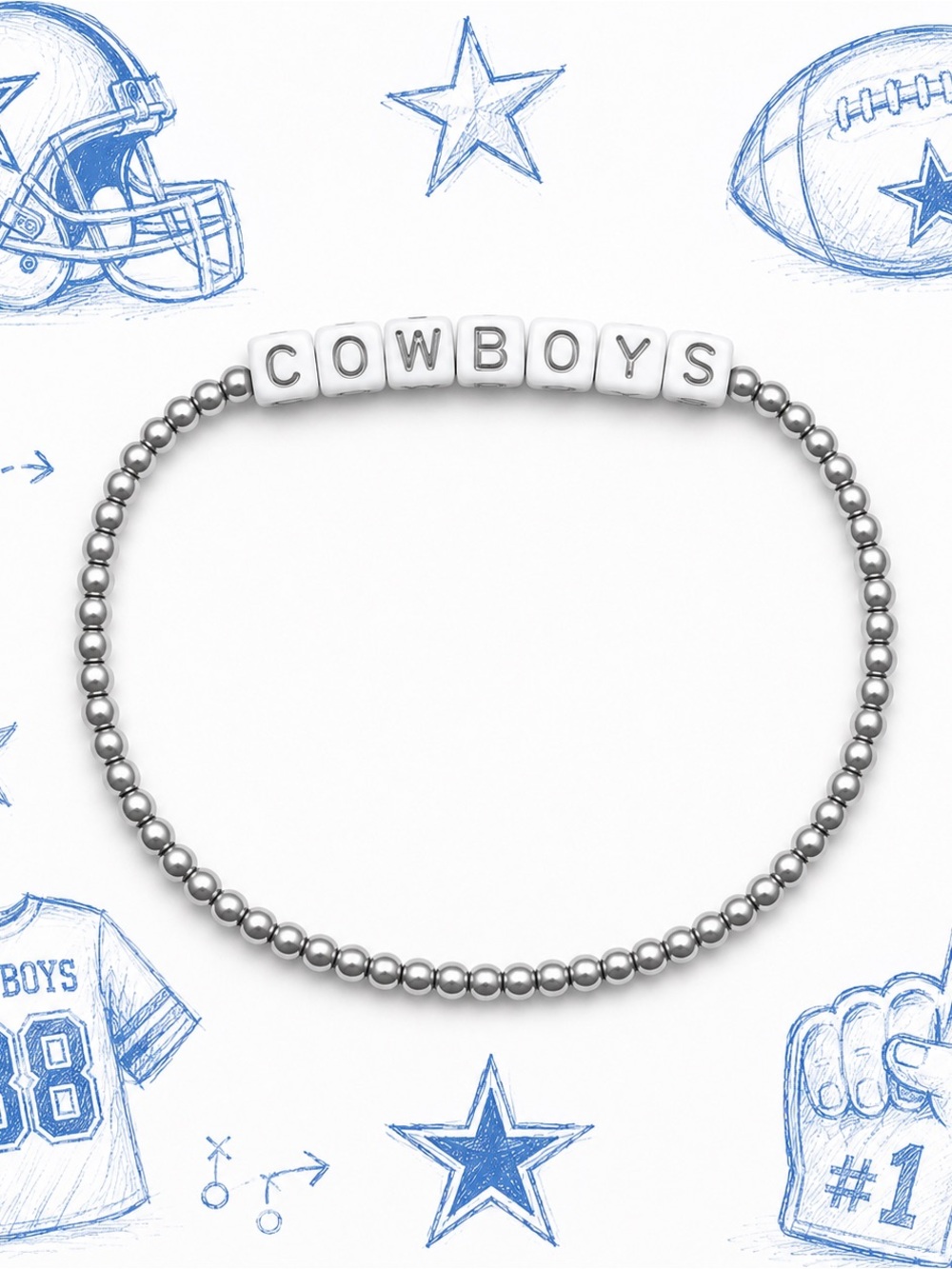 Dallas Cowboys Bracelet - Picture 3 of 3